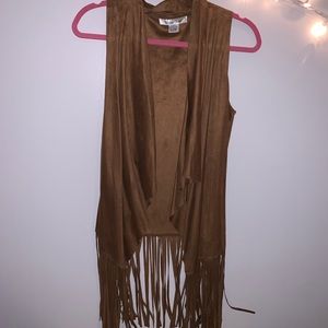 Fringe Cardigan/ Vest